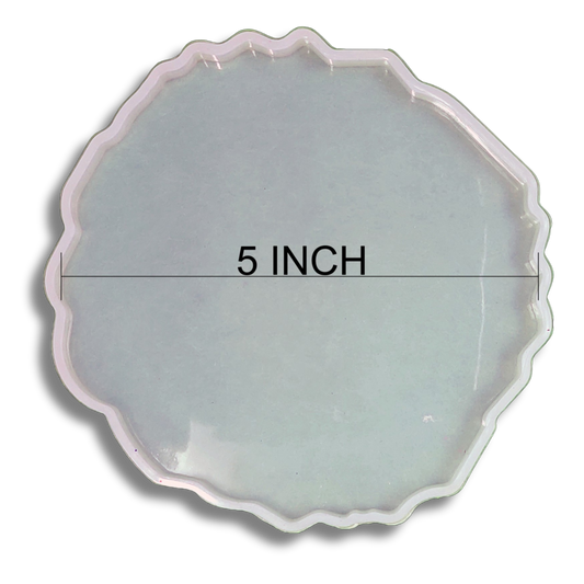 5" Agate Round Coaster Mould