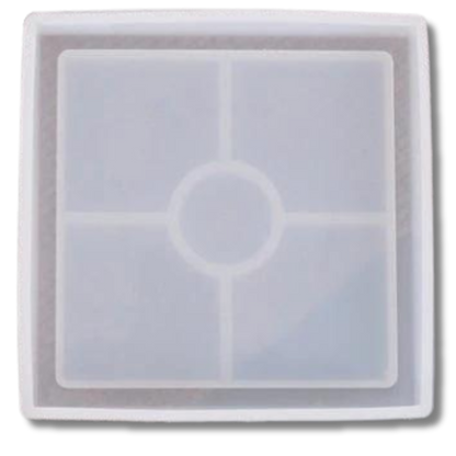 Square Coaster With Boundary Mould