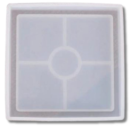 Square Coaster With Boundary Mould