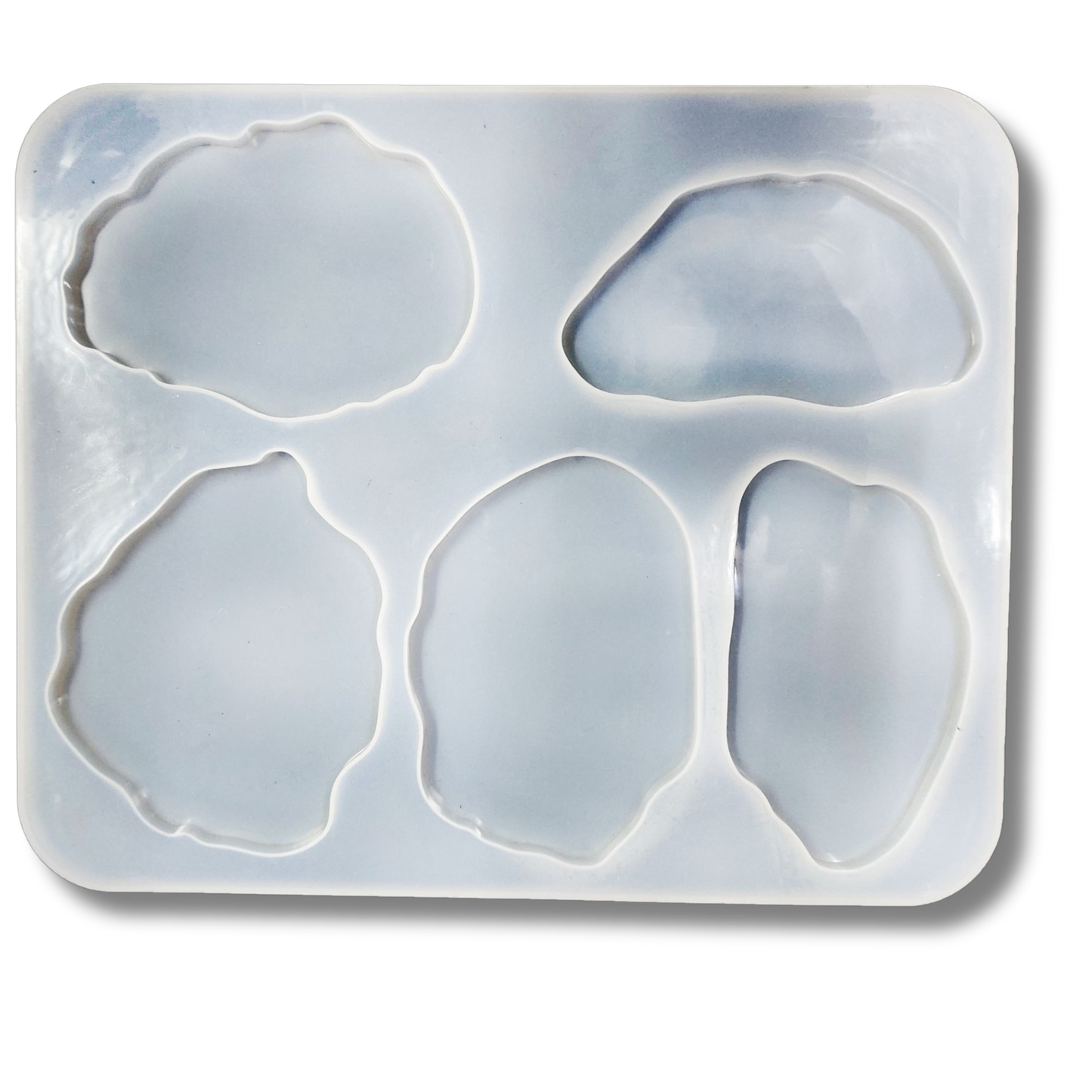 5 Cavity Agate Coaster Mould