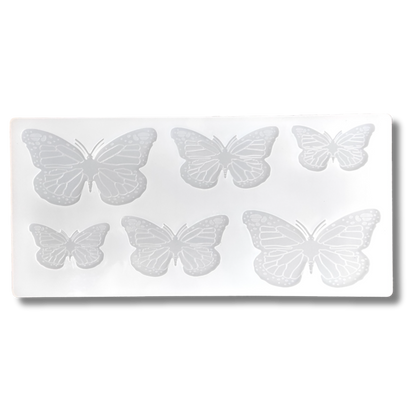 6 Cavity 3D Butterfly Mould