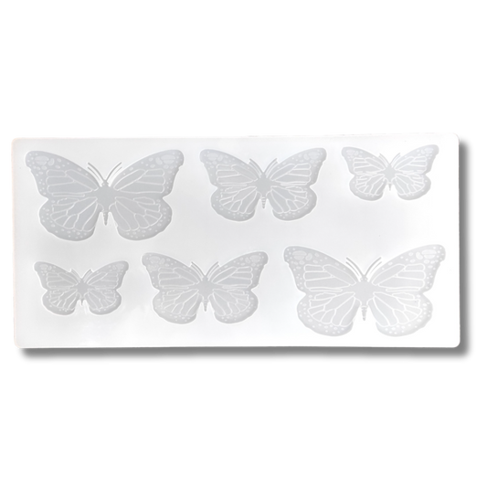 6 Cavity 3D Butterfly Mould