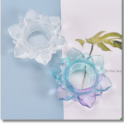 Lotus Shape Tea Light Candle Holder Mould