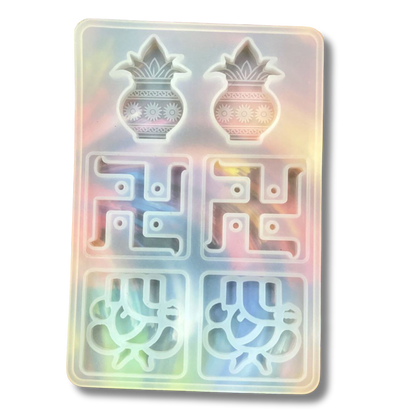 Ganesh & Swastik Religious Mould