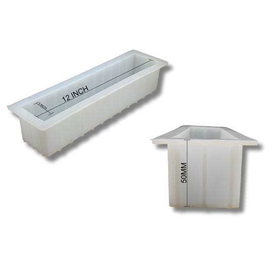 12" X 3" Rectangle Deep Casting & Soap Mould