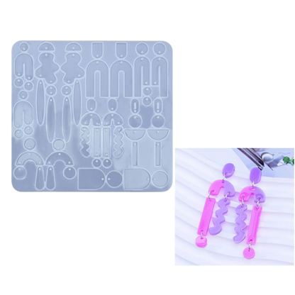 Earring Keychain & Pendant Jewellery Mould V3