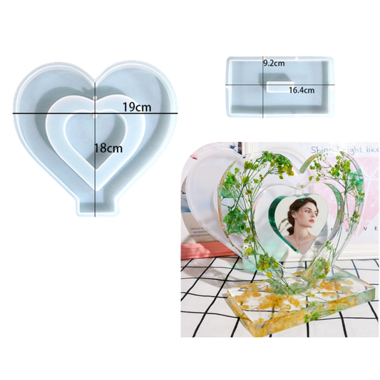 Small Love Hanging Photo Frame Mould