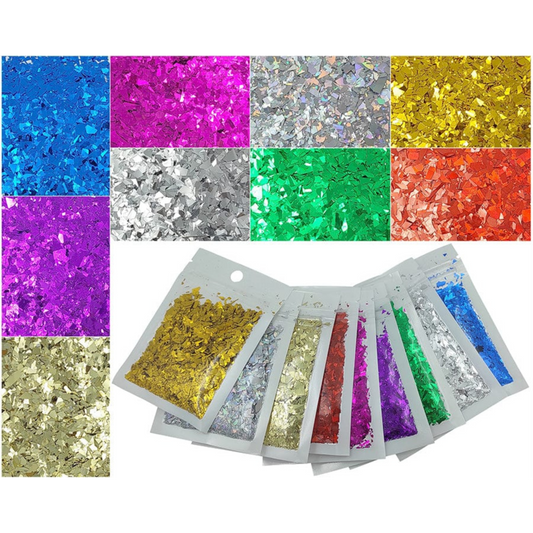 Metallic Flakes Set Of 9