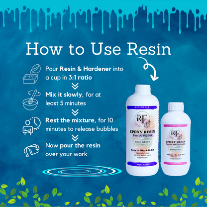 Resinflix Epoxy Resin 3:1 High Gloss - 300 Grams